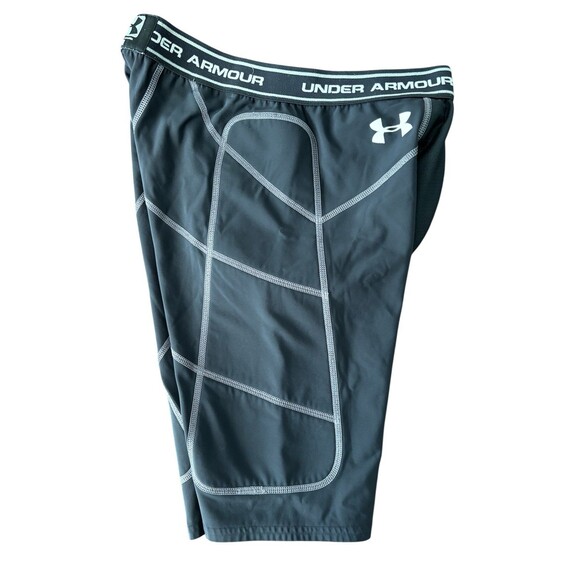 Under Armour MPZ1  Adult Men's Black Utility Sliding Shorts Compression Medium - Picture 4 of 7